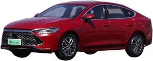 1 18 for BYD Qin Pro DM-i BYD 2022 Alloy Simulation Car Model Collection Ornament Souvenir Toys Motor Vehicles Toys