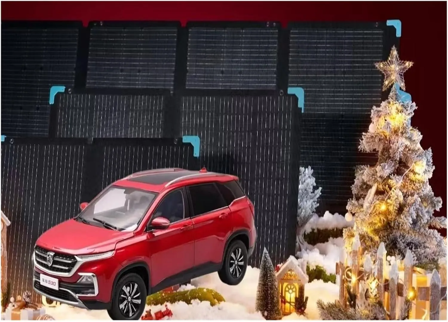 1 18 for SAIC-GM-Wuling Baojun 530 Die-cast Alloy SUV Off-Road Collection Model Toy Decoration Display Motor Vehicles Toys(Red)