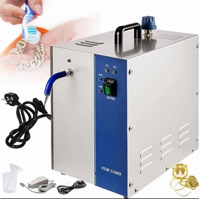 1300W /2600W Jewelry Steam Cleaner,Stainless Steel Jewelry Steamer Jewelry Steam Cleaner, Pressure Adjustable 2-4kg,with Foot Switch(3L)
