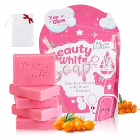 1 Pack You Glow Babe Beauty Soap Sea Buckthorn with Snail Extract - 5 Bars x 70g