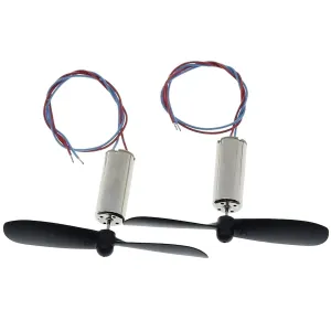 1set=2pcs DC3.7-4.2V 716 7 * 16MM Micro DIY Helicopter Coreless DC Motor with Propeller Great Torque High Speed Motor