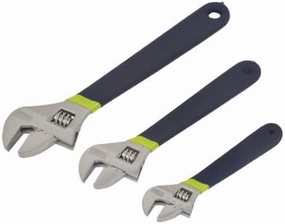 213200 Adjustable Wrench Set, 3-Pc. - Quantity 6