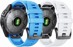 22mm Band for Fenix 7/Fenix 6/Fenix 5 Quickfit Watch Band Fenix 5 Plus Silicone Wristband Fenix 6 pro Sports Smartwatch Band