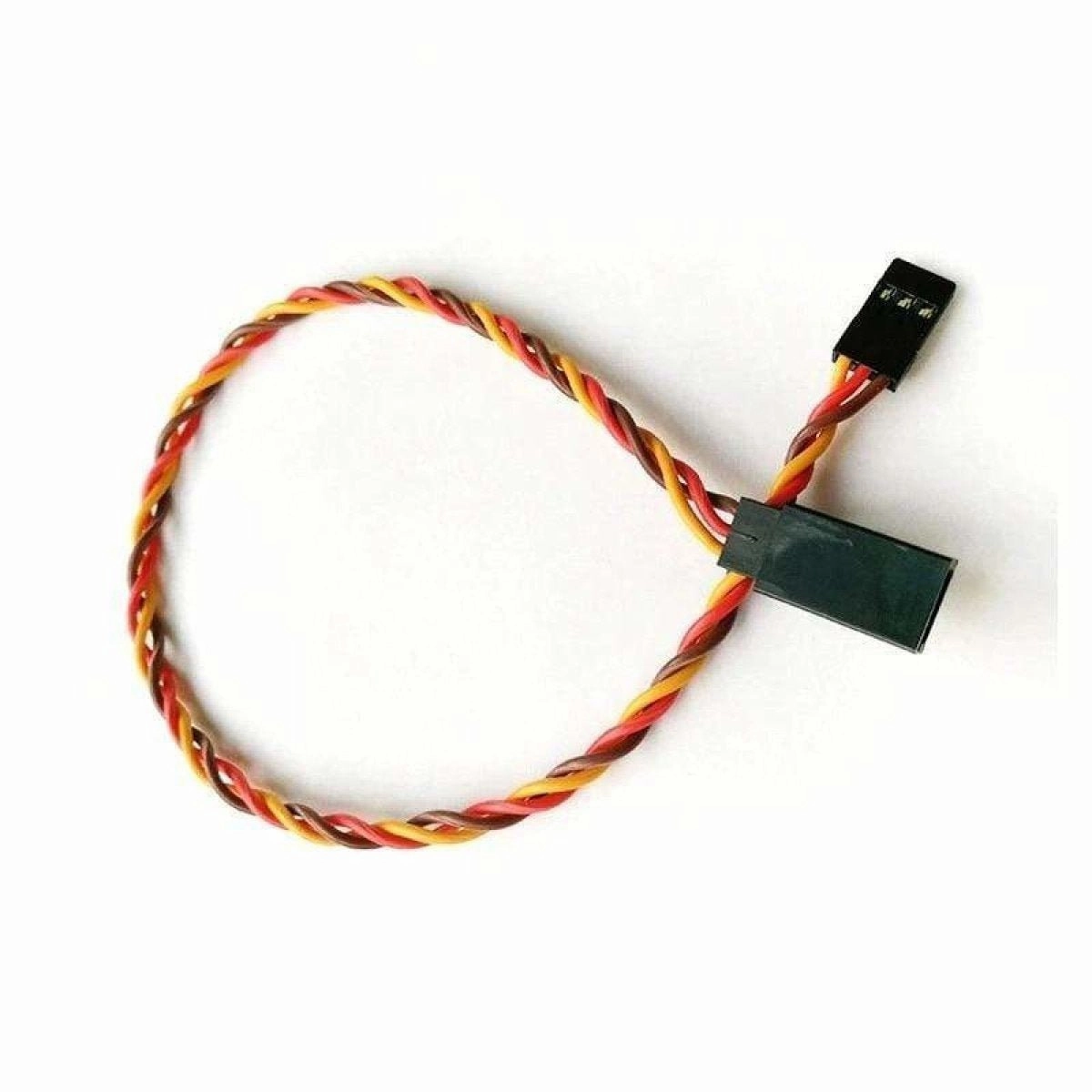 2/10pcs 10cm-100cm Twisted Core Servo Extension Cables 30 Core M-F Anti-Interference