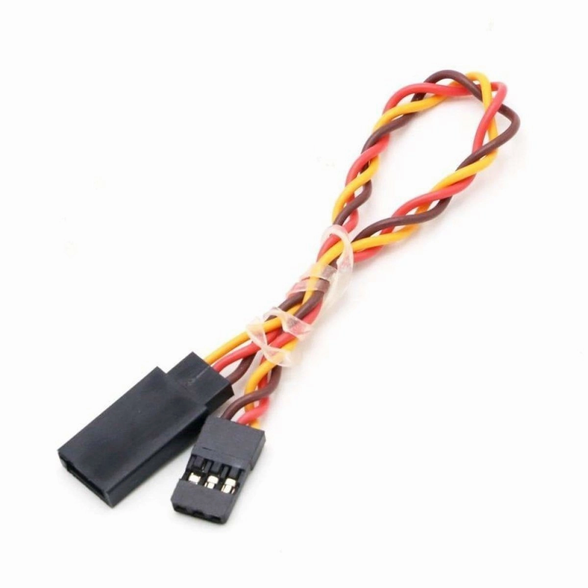 2/10pcs 10cm-100cm Twisted Core Servo Extension Cables 30 Core M-F Anti-Interference