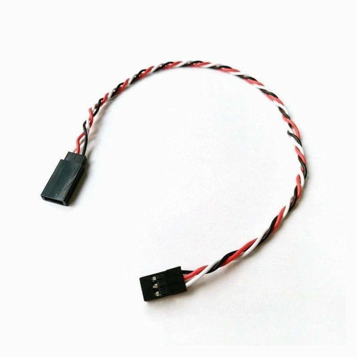 2/10pcs 10cm-100cm Twisted Core Servo Extension Cables 30 Core M-F Anti-Interference