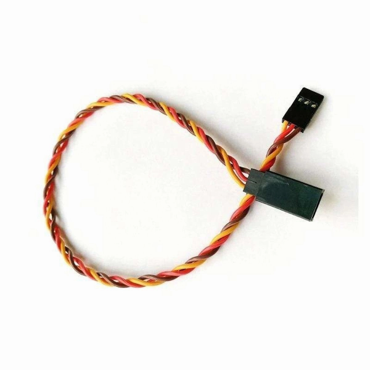 2/10pcs 10cm-100cm Twisted Core Servo Extension Cables 30 Core M-F Anti-Interference