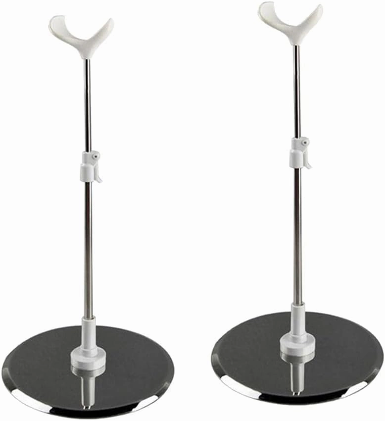 2X Adjustable 25-38CM Support Stand for 1/4 1/3 Dolls Accessories, Applicable for Ball Jointed Doll, for Action Figure