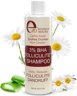 3% BHA Folliculitis Shampoo - Clarifying Shampoo with Salicylic Acid, Tea Tree Oil & Chamomile Extracts - Ideal for Flaky, Irritated & Dry Itchy Scalp, 8 fl. oz