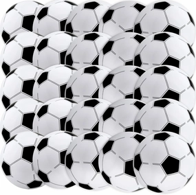 30 Pack 16 Inch Inflatable Soccer Ball Inflatable Basketball Blow Up Basketball Soccer Beach Balls for Sport Party Summer Pool Beach Activities