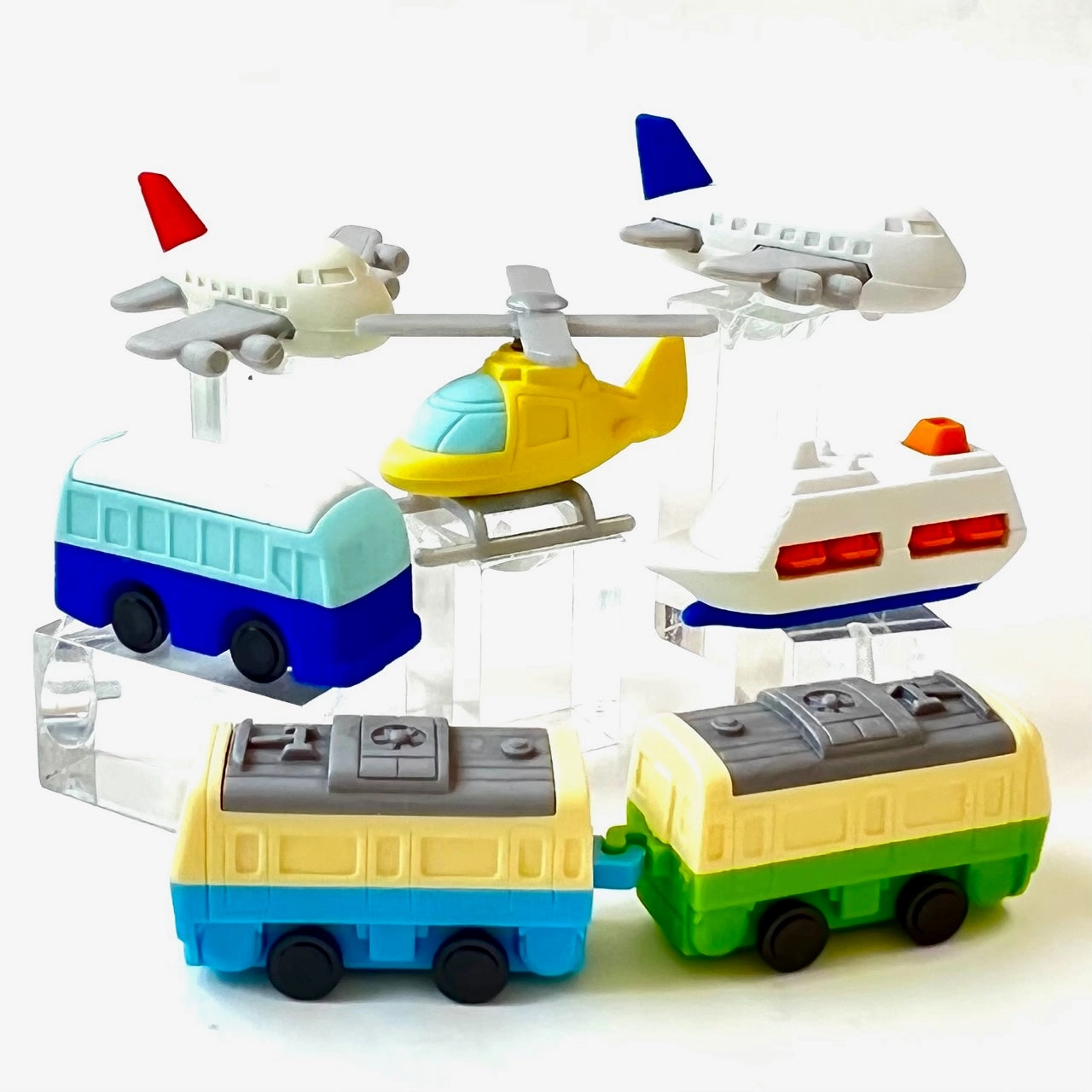 38136 AIRPLANE, HELICOPTER & CRUISE SHIP ERASERS-60