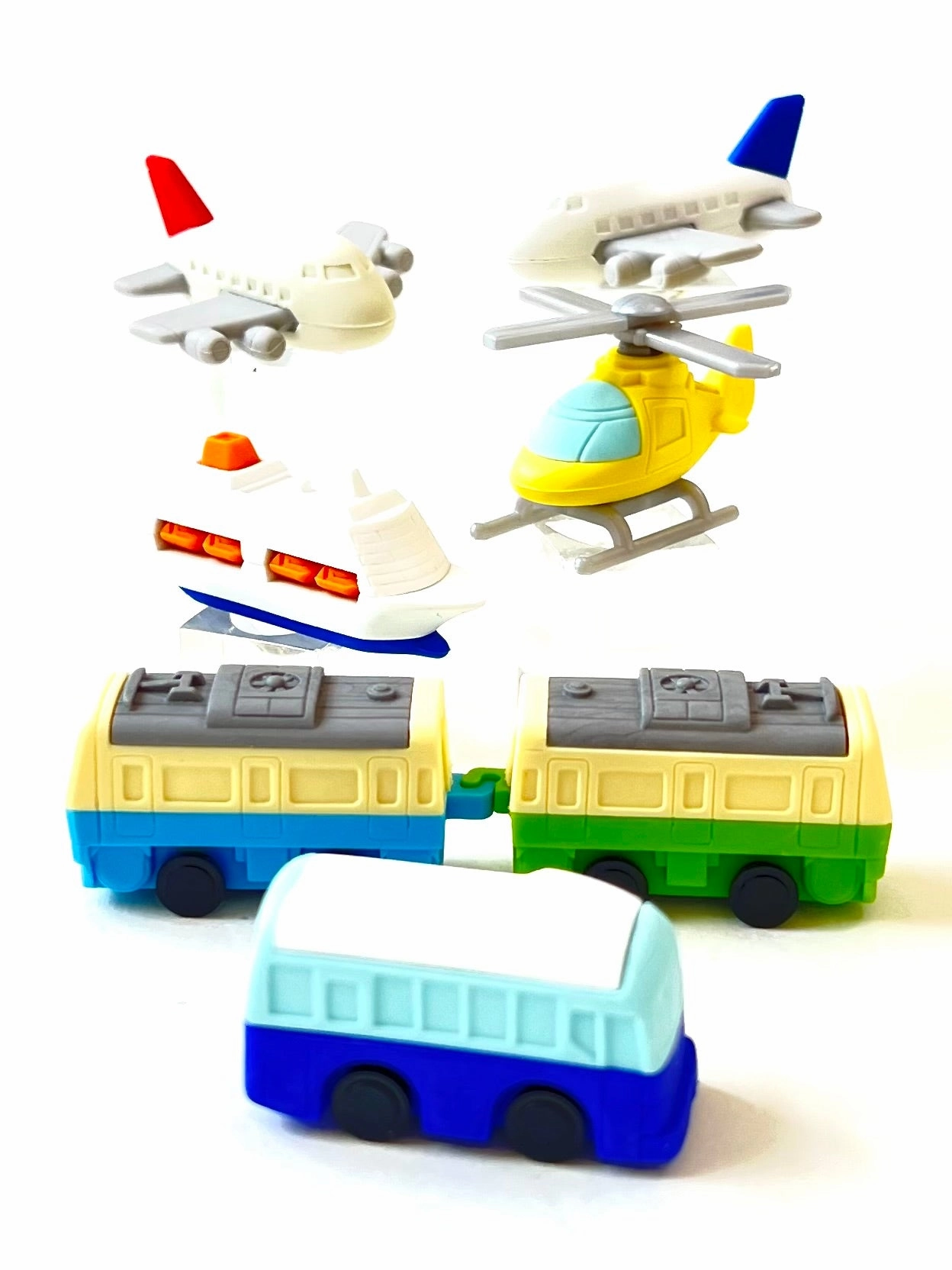 38136 AIRPLANE, HELICOPTER & CRUISE SHIP ERASERS-60