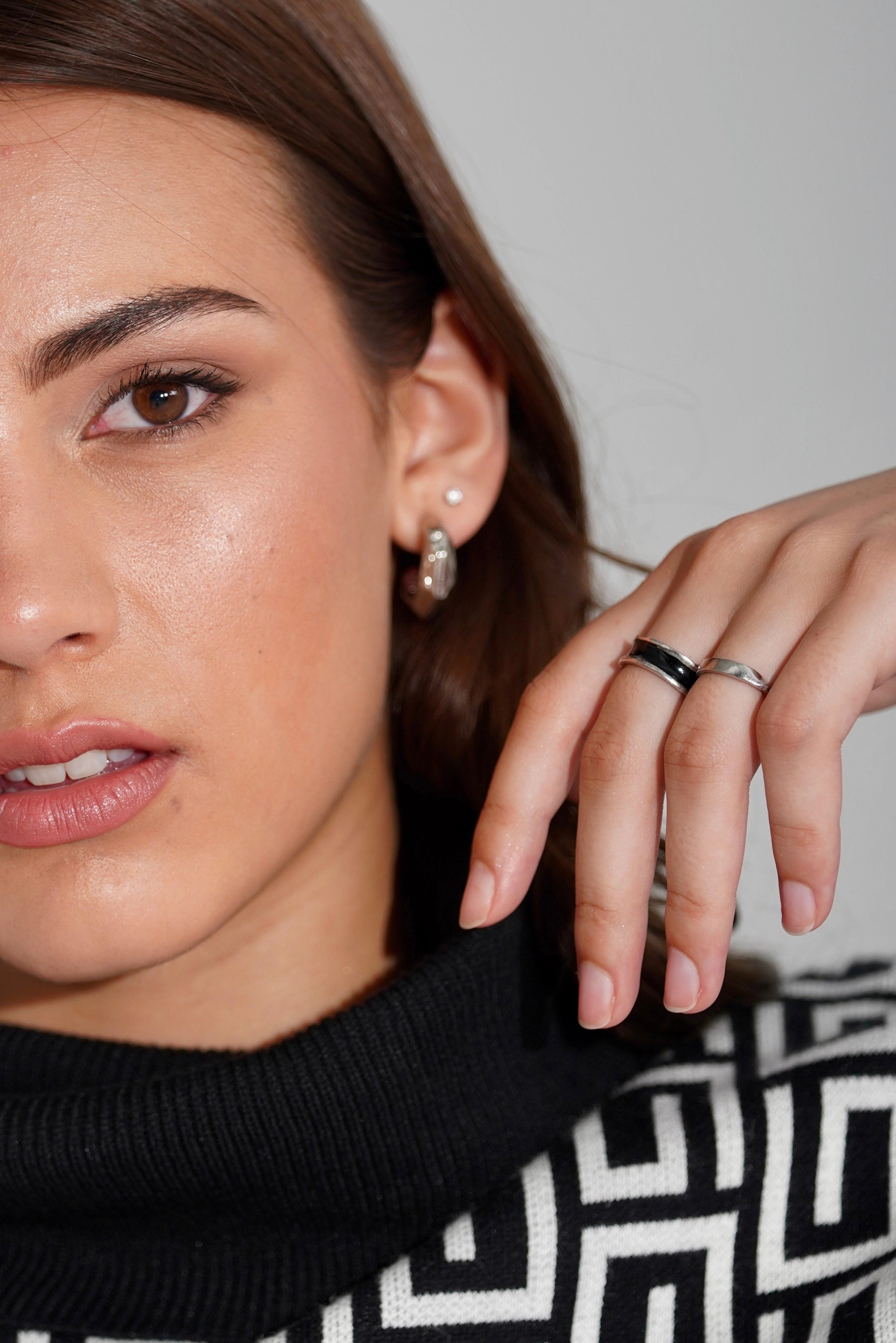 3 Ring Set Silver
