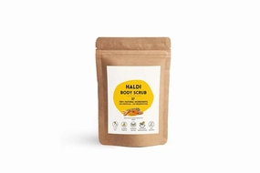 7.05oz 200g Naturals Haldi Body Scrub For Glowing Skin, Turmeric Scrub For Deep Exfoliation, Odour-Free Underarms & Body, Vegan & Chemical-Free Haldi Scrub For Both Men & Women, For All Skin Types