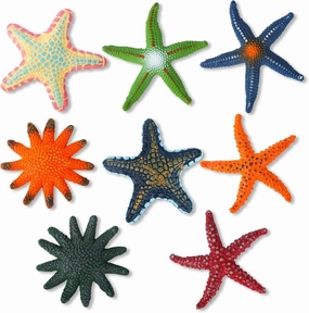 8pcs Starfish Diving Toys, Colorful Big Diving Pool Toys Starfish Toys TPR Soft Rubber Sea Ocean Animal Figurines Bath Toy for Kid Dive Toys Underwater Swimming Toys for Summer Pool Party Favors