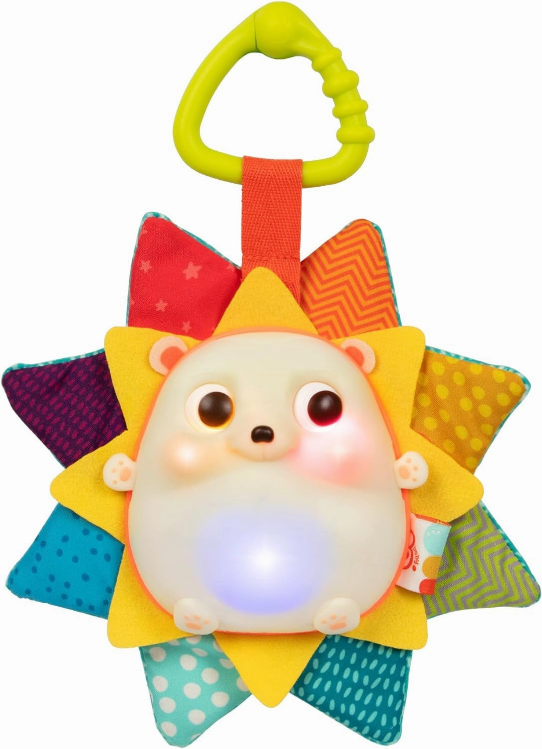 - B. Baby – Baby Musical Light-Up Hedgehog Toy with Lights & Sounds – Sensory Toy for Newborns, Babies – Music & Glowing Lights –Rainglow Buddy- 0 Months  