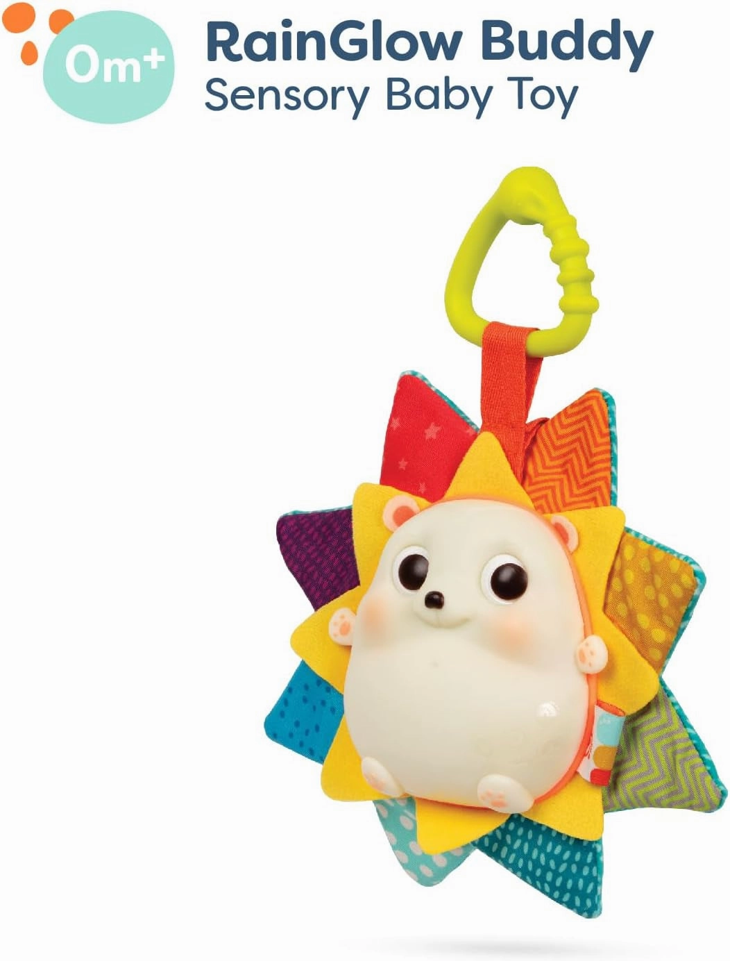 - B. Baby – Baby Musical Light-Up Hedgehog Toy with Lights & Sounds – Sensory Toy for Newborns, Babies – Music & Glowing Lights –Rainglow Buddy- 0 Months  