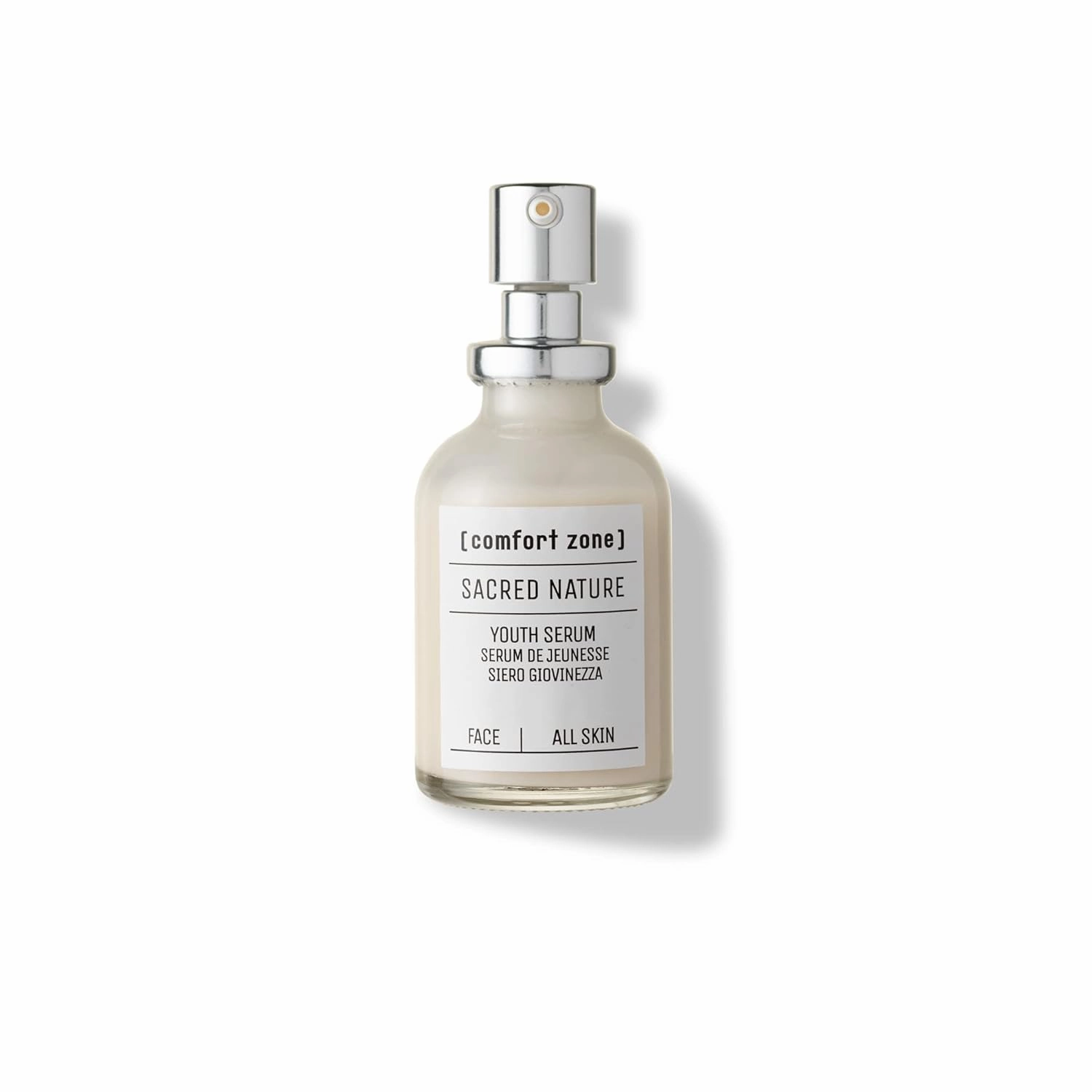 [ comfort zone ] Sacred Nature Youth Face Serum | Triple Action Anti-Aging Concentrate to Moisturize, Protect, and Firm, 100% Natural Fragrance, For All Skin Types