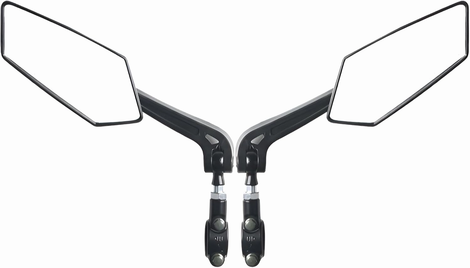 [Ellniges]【Wide-Angle】Unil Bike Rr View Mirror - Shatterproof Lens for Mountain Bikes/Elecc Scooters, ABS Adjustable Cycling Safe Mirror with Tool-Free Instation