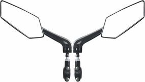 [Ellniges]【Wide-Angle】Unil Bike Rr View Mirror - Shatterproof Lens for Mountain Bikes/Elecc Scooters, ABS Adjustable Cycling Safe Mirror with Tool-Free Instation