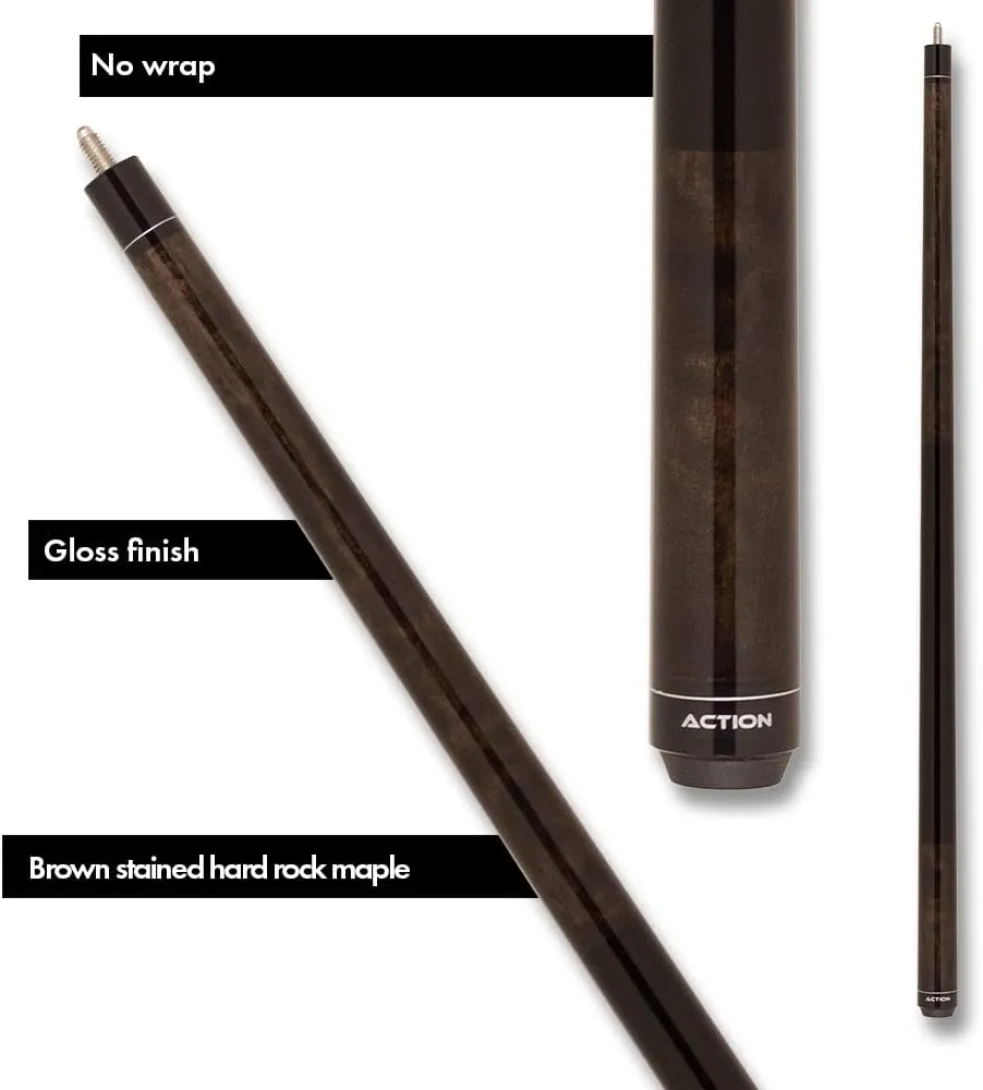 Action Starter Billiards Pool Cue Stick - Brown