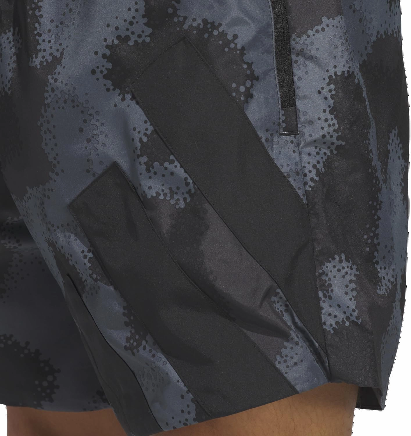 adidas Anthony Edwards All Over Print Shorts - Men's (JP0939, Grey)
