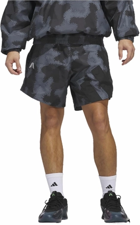 adidas Anthony Edwards All Over Print Shorts - Men's (JP0939, Grey)