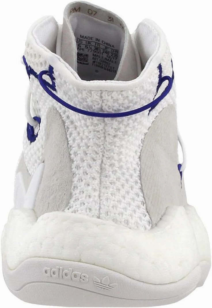 adidas Mens Crazy BYW FTWR White/FTWR White Size