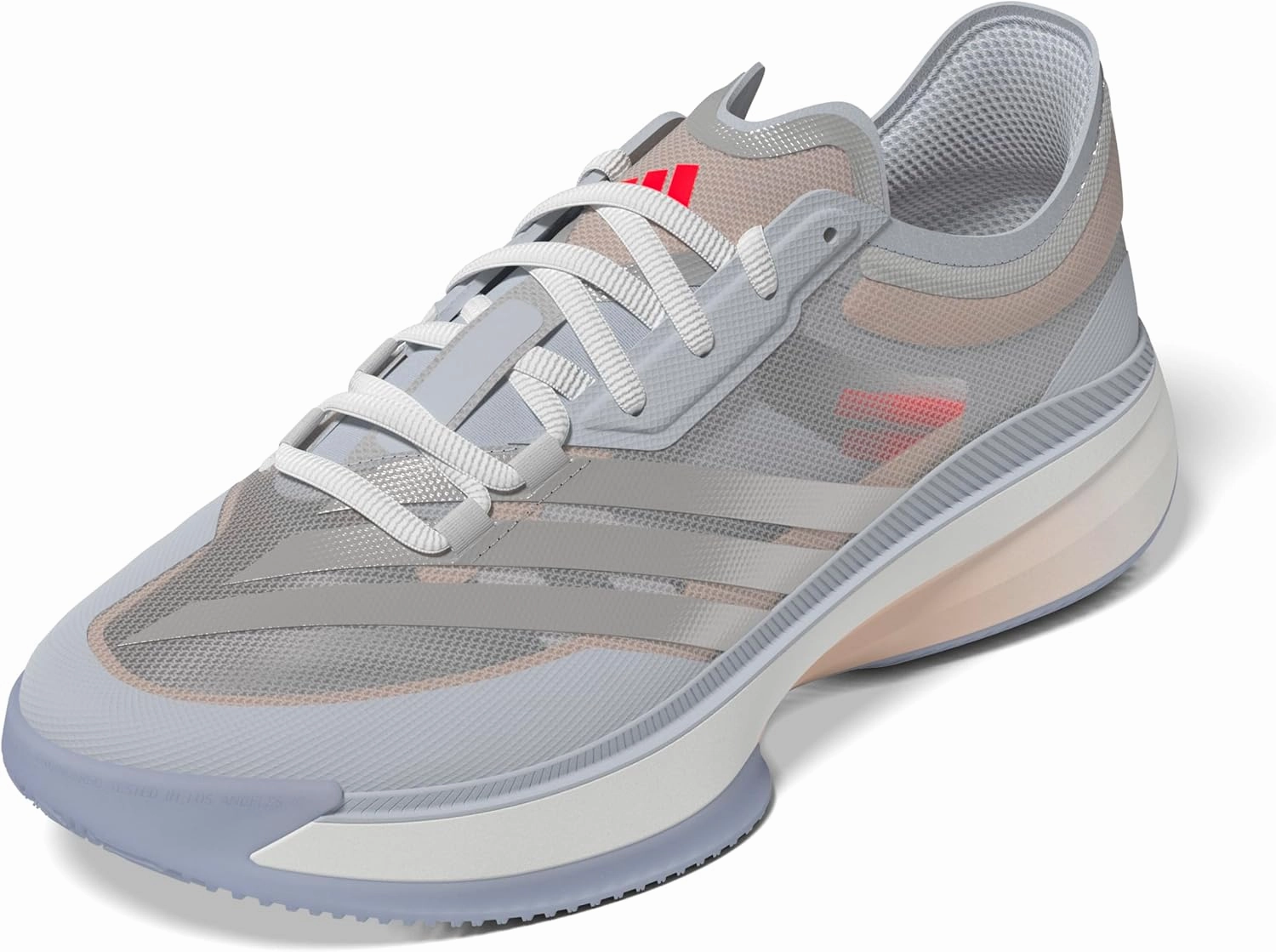 adidas Unisex Adizero Select 3.0 Basketball Sneaker, Halo Blue/Silver Metallic/Powder Coral, 8.5 US Men