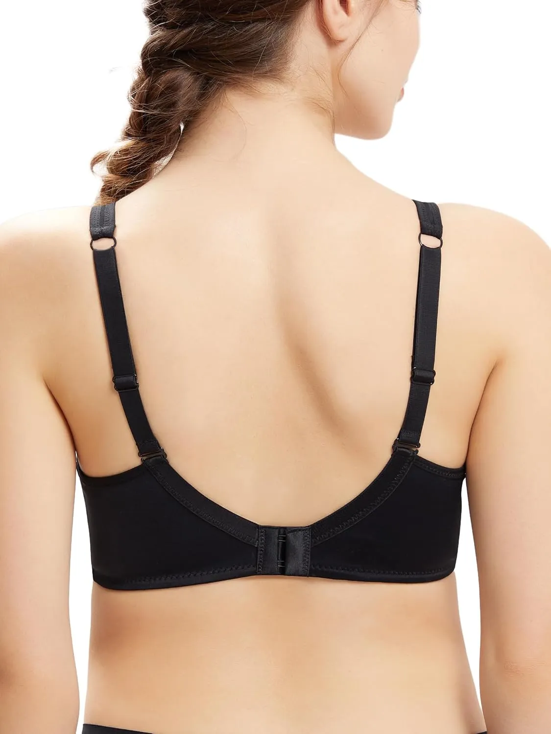 AILIVIN Underwire Minimizer Bras for Women Cross Back Full Coverage Plus Size Non Padded Bra,Lifting Bra for Heavy Breast