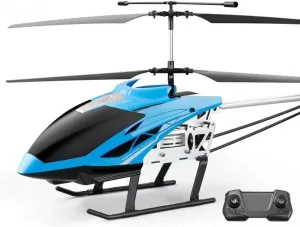 Alloy RC Helicopter 72cm Large Altitude Hold Electric Remote Control Airplane 2.4G 1-Key Take Off/Landing RC Aircraft Colorful Light for Kids Boys Girls Birthday Gift…