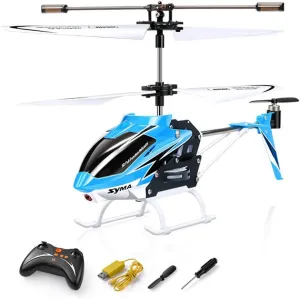 Alloy Remote Control Helicopter, One Key Take Off/Landing, RC Helicopter with Gyro, 3.5 Channel, 2.4GHz Aircraft Indoor Flying Toy Gifts for Boys Girls Beginners