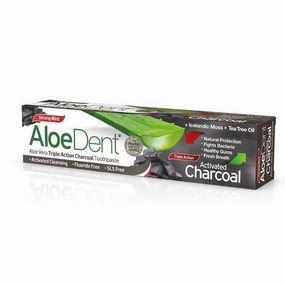 AloeDent Triple Action Charcoal Toothpaste 100ml