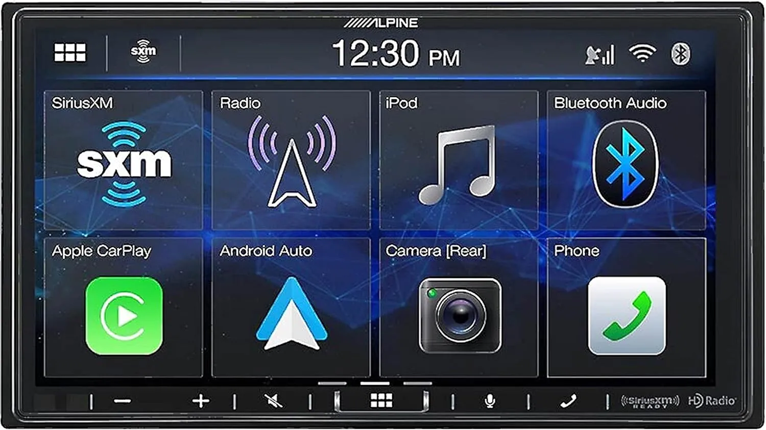 Alpine iLX-407 Shallow Chassis 7-Inch Multimedia Receiver with Apple Carplay and Android Auto