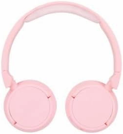 Altec Lansing Kid Safe 2-in-1 Bluetooth and Wired Headphones, Noise Cancelling, Volume Control, Wireless, Foldable Design (Pink)
