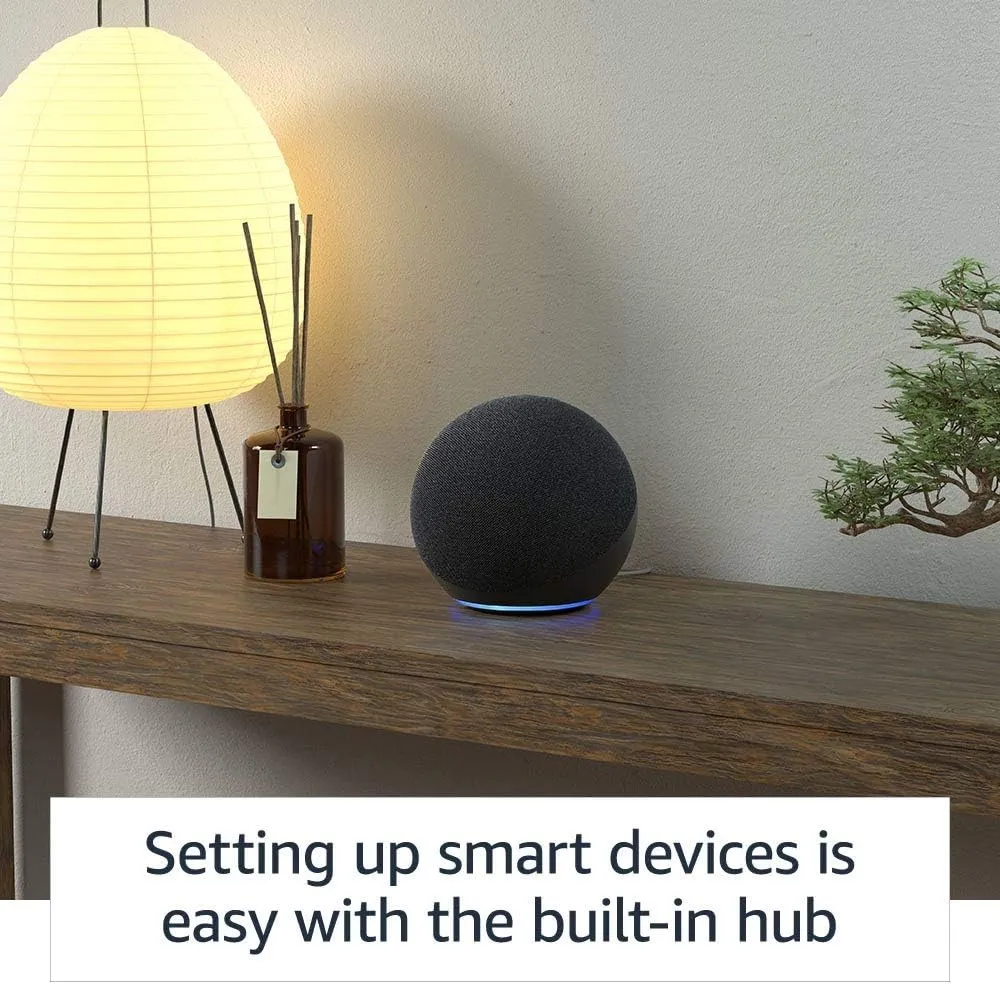 Amazon Echo (newest model), Alexa speaker with premium sound, Ideal for large bedrooms, living rooms and kitchens, Twilight Blue
