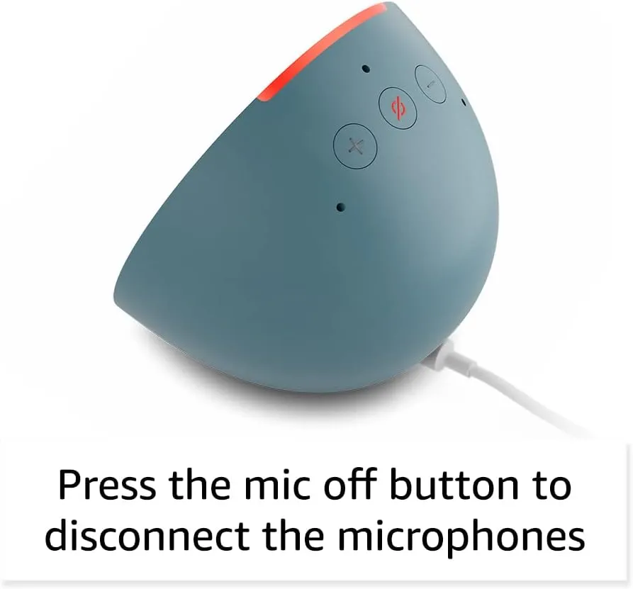 Amazon Echo Pop (newest model), Our smallest Alexa speaker, Fits in any room, Midnight Teal
