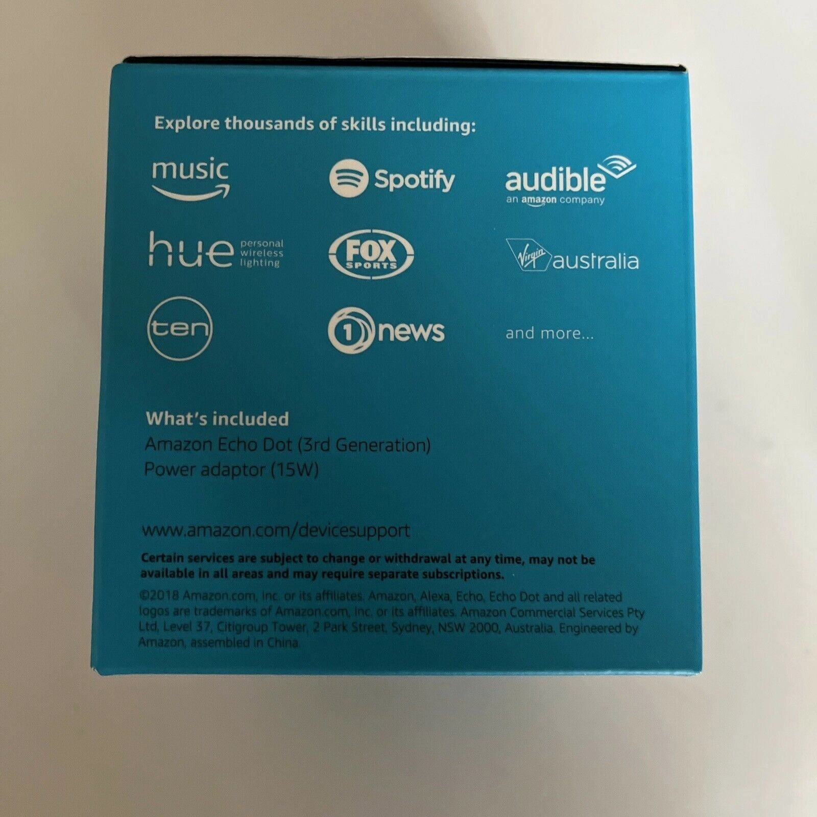 Amazon Echo Dot (3rd Generation) Smart Assistant - Charcoal Fabric