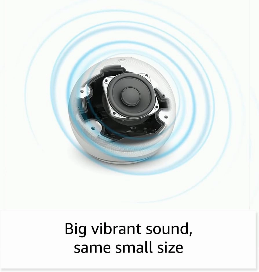 Amazon Echo Dot (newest model), Vibrant sounding Alexa speaker, Great for bedrooms, dining rooms and offices, Deep Sea Blue
