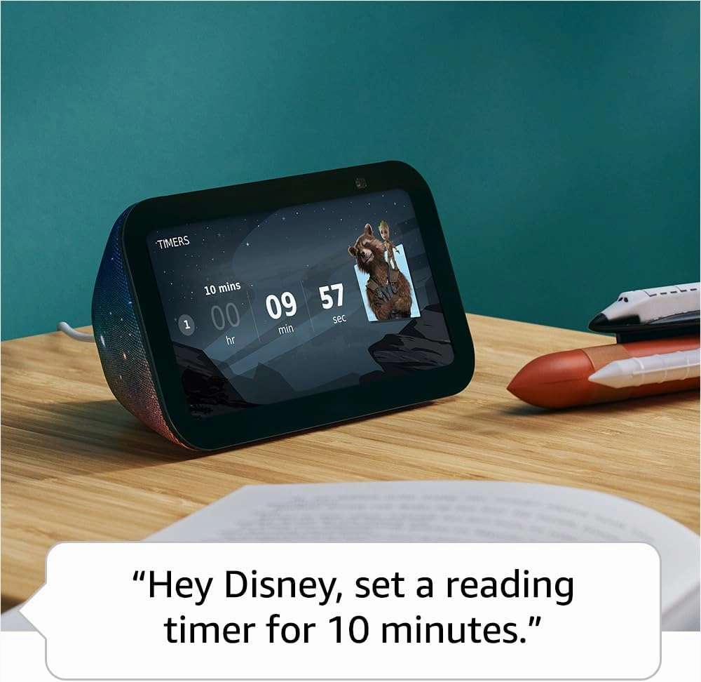 Amazon Echo Show 5 Kids (newest model), Designed for kids, with parental controls, Includes 1 year of Amazon Kids , Galaxy