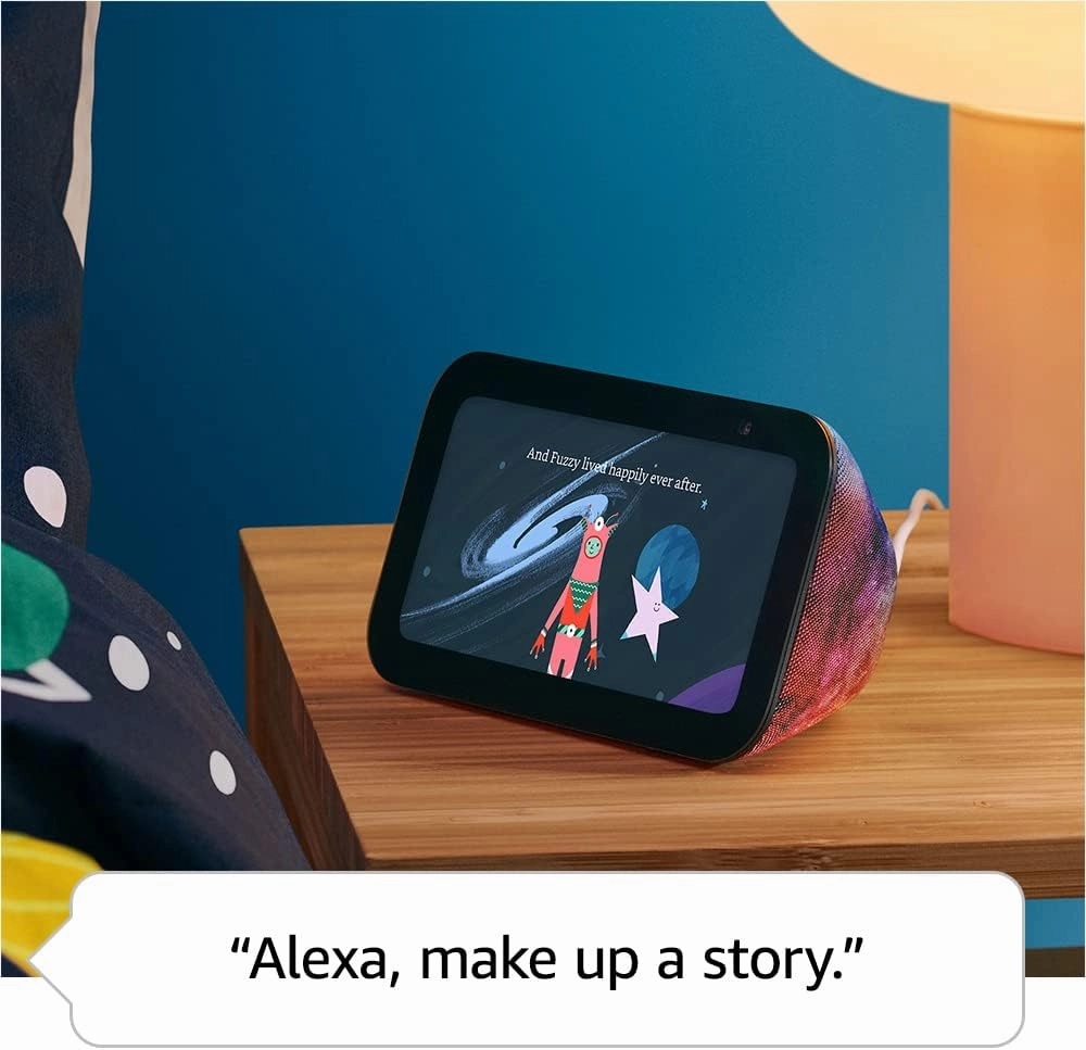 Amazon Echo Show 5 Kids (newest model), Designed for kids, with parental controls, Includes 1 year of Amazon Kids , Galaxy