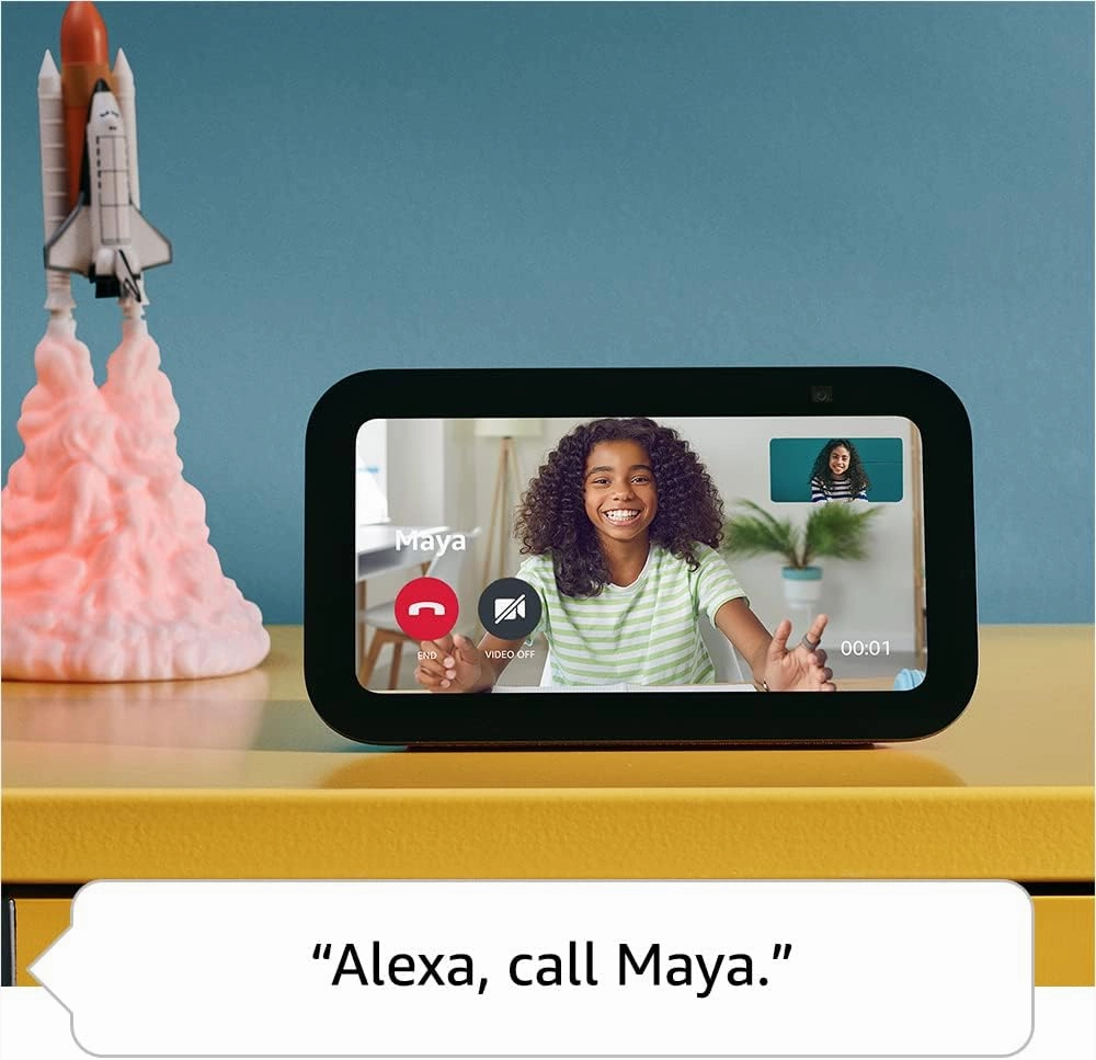 Amazon Echo Show 5 Kids (newest model), Designed for kids, with parental controls, Includes 1 year of Amazon Kids , Galaxy
