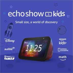 Amazon Echo Show 5 Kids (newest model), Designed for kids, with parental controls, Includes 1 year of Amazon Kids , Galaxy