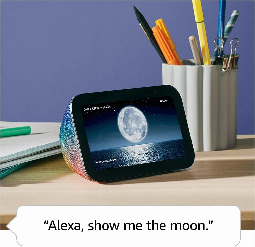 Amazon Echo Show 5 Kids (newest model), Designed for kids, with parental controls, Includes 1 year of Amazon Kids , Galaxy