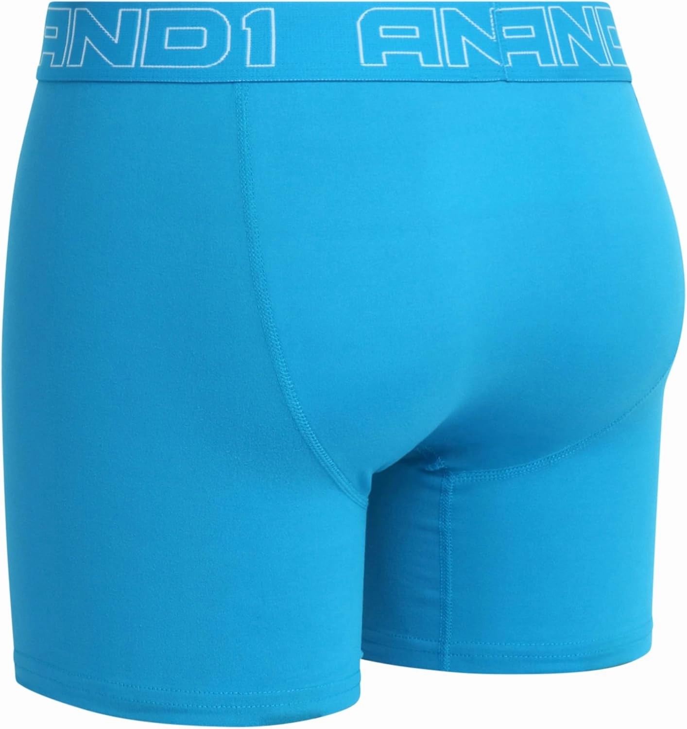 AND1 Men's Underwear Boxer Briefs - 12 Pack Sport Performance Compression Boxers for Men with Functional Fly Pouch (S-3XL)