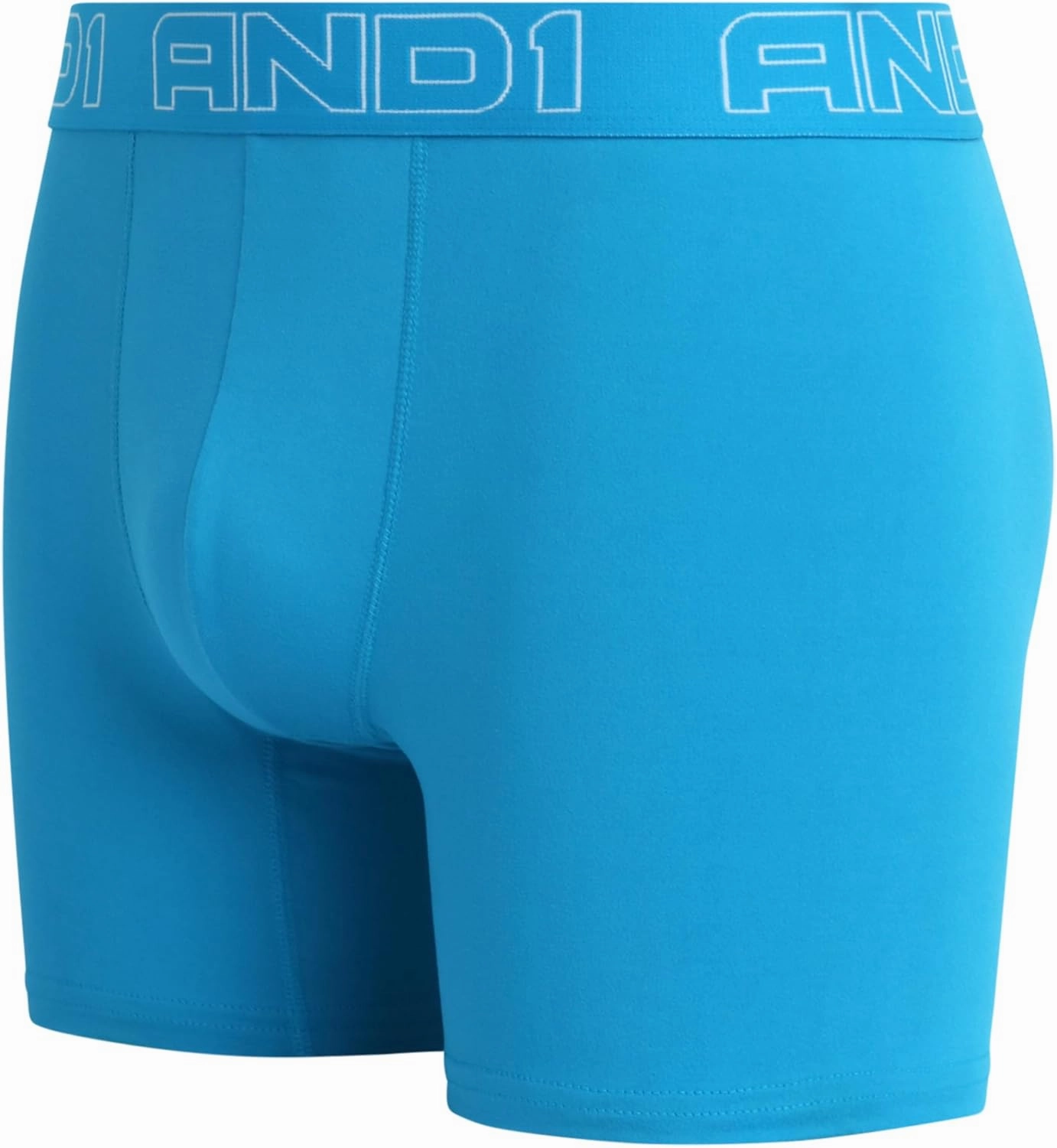 AND1 Men's Underwear Boxer Briefs - 12 Pack Sport Performance Compression Boxers for Men with Functional Fly Pouch (S-3XL)