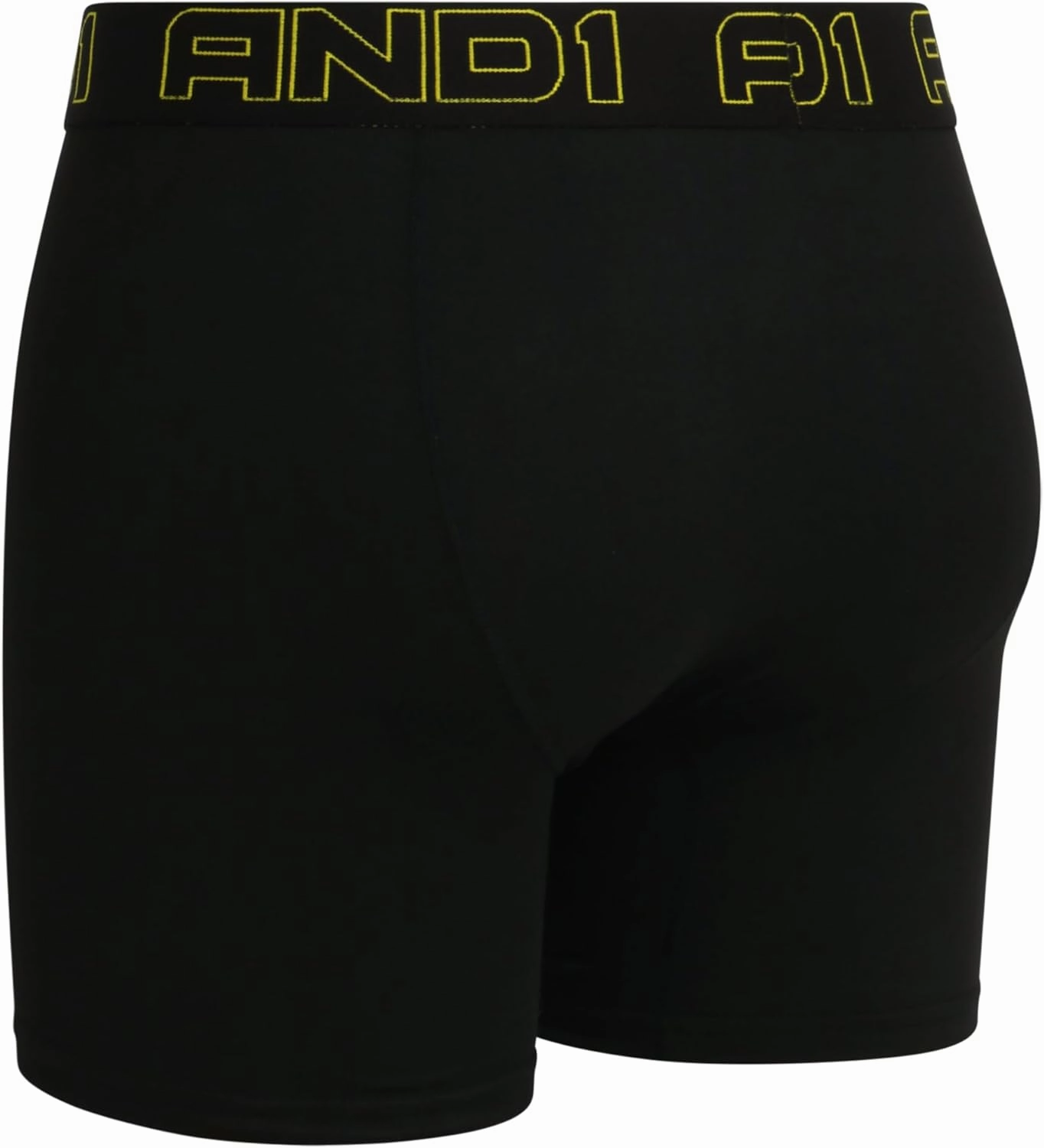 AND1 Men's Underwear Boxer Briefs - 12 Pack Sport Performance Compression Boxers for Men with Functional Fly Pouch (S-3XL)