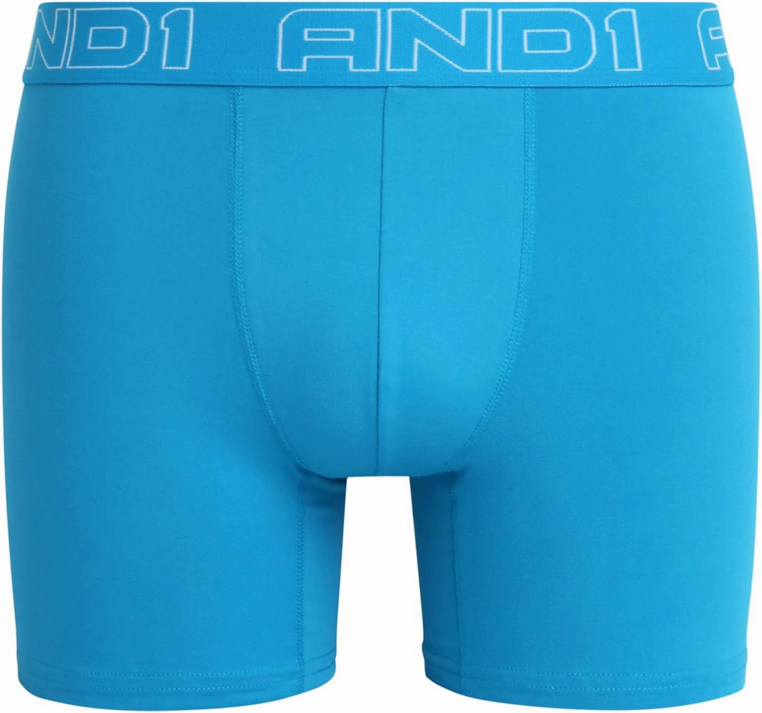 AND1 Men's Underwear Boxer Briefs - 12 Pack Sport Performance Compression Boxers for Men with Functional Fly Pouch (S-3XL)