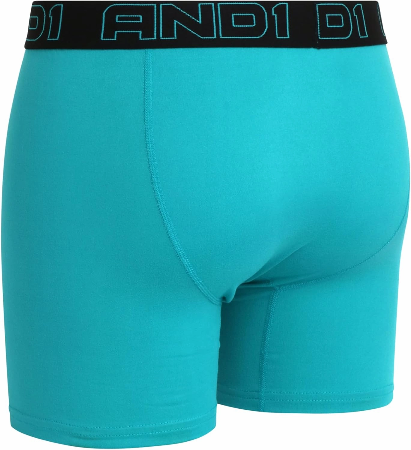 AND1 Men's Underwear Boxer Briefs - 12 Pack Sport Performance Compression Boxers for Men with Functional Fly Pouch (S-3XL)