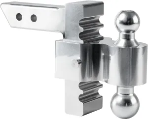 ANDERSEN HITCHES | Rapid Hitch | Best Adjustable Ball Mount | 6" Drop/Rise, 2 - 2-5/16" Plate Steel Dual Ball | Fits 2" Receiver | 3410